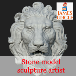 Stone model sculpture artist Mr. Tapas Ghosh in Sihar